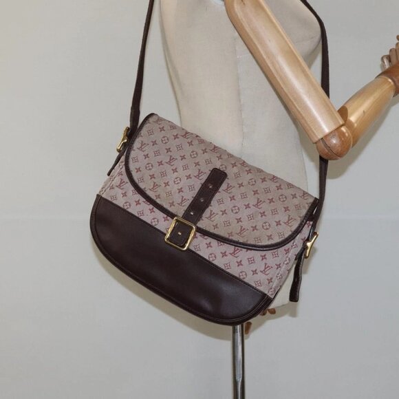 LOUIS VUITTON Monogram Mini Belanger Shoulder Bag Red - Picture 1 of 16